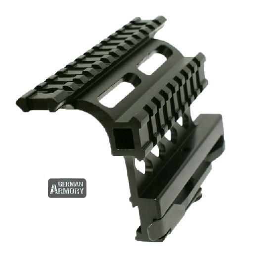 Seitenmontage AKM AK47 AK74 QD Mount Picatinnyrail Sidemount WBP Vepr Saiga Cugir Norinco – Bild 1