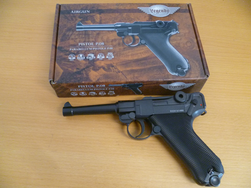 CO2-Luftpistole Legends P 08 4,5mm BB – снимка 1