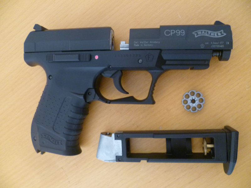 CO2-Luftpistole Walther CP 99 4,5mm Diabolo – Bild 3