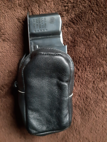 Steyr Luxus Magzin mit Ledertasche – Bild 1