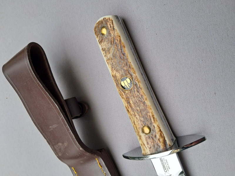 Hirschfänger Saufänger Cudeman Hirschhorngriff – 5. kép