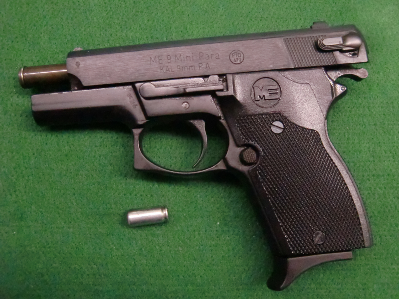 ME 9 MiniPara 9mm Knall PTB 479 von 1995 schöne S&W59 Kopie – Bild 1