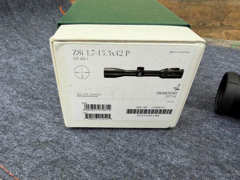 Zielfernrohr Swarovski Z8i 1,7 - 13,3 x 42 SR 4Ai mit Blaser Sattelmontage – Bild 3