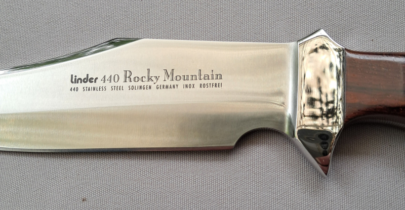 Linder 440 Rocky Mountain Bowiemesser mit 2 Scheiden! – Bild 5