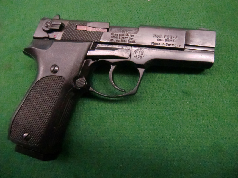 WALTHER P88 Compact 8mm Knall PTB 428 von 1993 – Bild 1