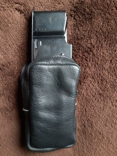 Steyr Luxus Magazin mit Ledertasche – imaginea 1