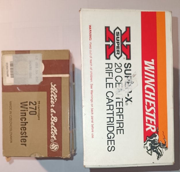 104 Patronen / 36 Hülsen Munition Cal. 270 Winchester Power/ Soft Point 150 grs. – Bild 2
