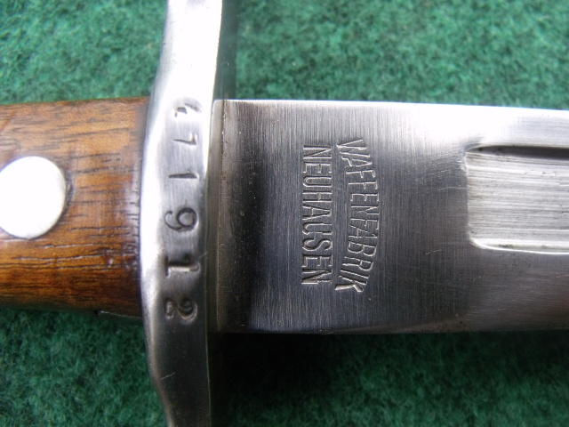 Bajonett Schweiz M.1889, Waffenfabrik Neuhausen – Bild 3