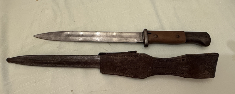 1. WK BAYARD / GOTTLIEB HAMMESFAHR SOLINGEN . POCHE Seitengewehr 84/98 Abnahme W 17 m. Koppelschuh – Bild 4