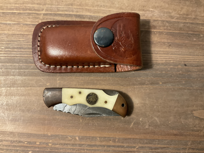 Croco Knife - Mini Messer …Damast , Ansehen – slika 3