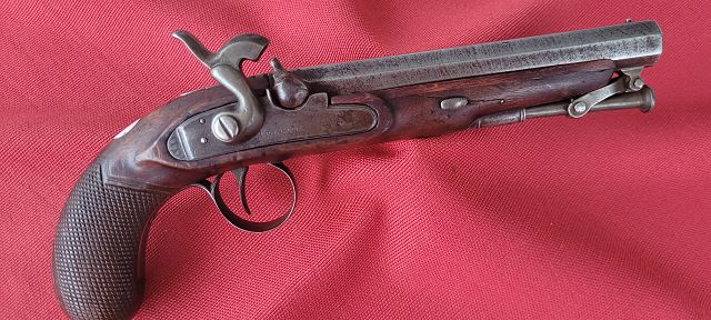 englische Taschenpistole, ca. 1840/50 – Bild 1