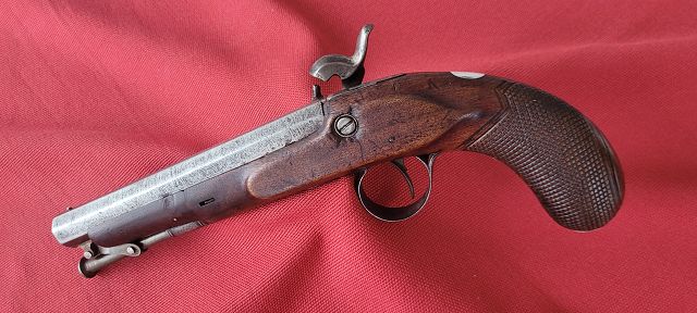 englische Taschenpistole, ca. 1840/50 – Bild 2