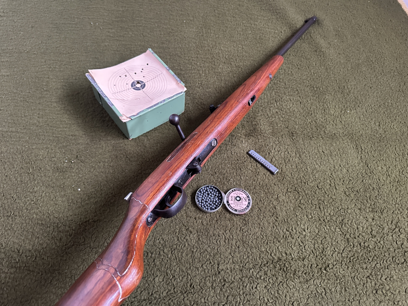 ===>Sammlerstück!Hänel Suhl Mod.49a-Cal.4.4 mm DDR Schiessbudengewehr Wehrsport selten so+ Zubehör – Bild 5