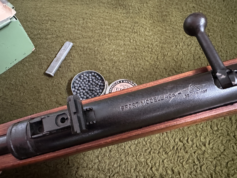 ===>Sammlerstück!Hänel Suhl Mod.49a-Cal.4.4 mm DDR Schiessbudengewehr Wehrsport selten so+ Zubehör – Bild 3