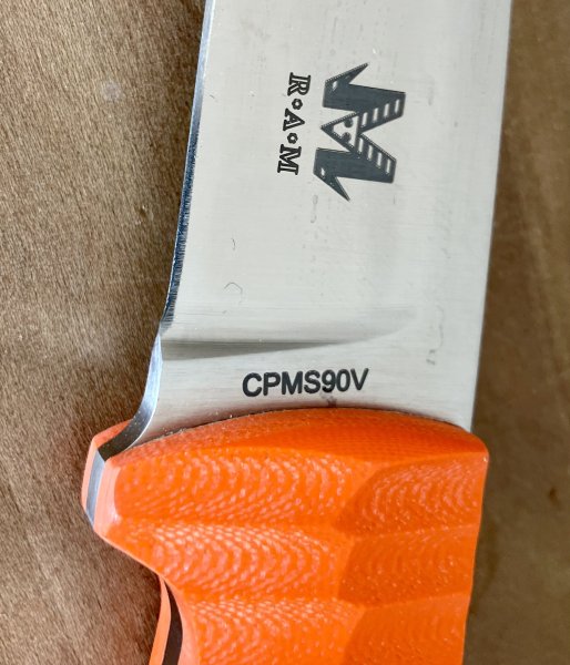 Reinhard Müller MSP Spezial Droppoint CPM S90V G10 Orange unbenutzt – Bild 2