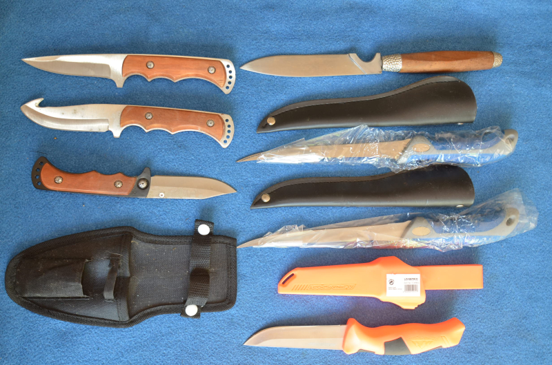 7x FISCHMESSER JAGDMESSER – Bild 1