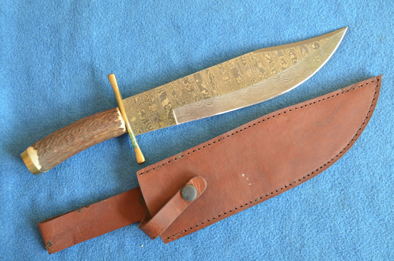 DAMAST BOWIE MESSER – image 1