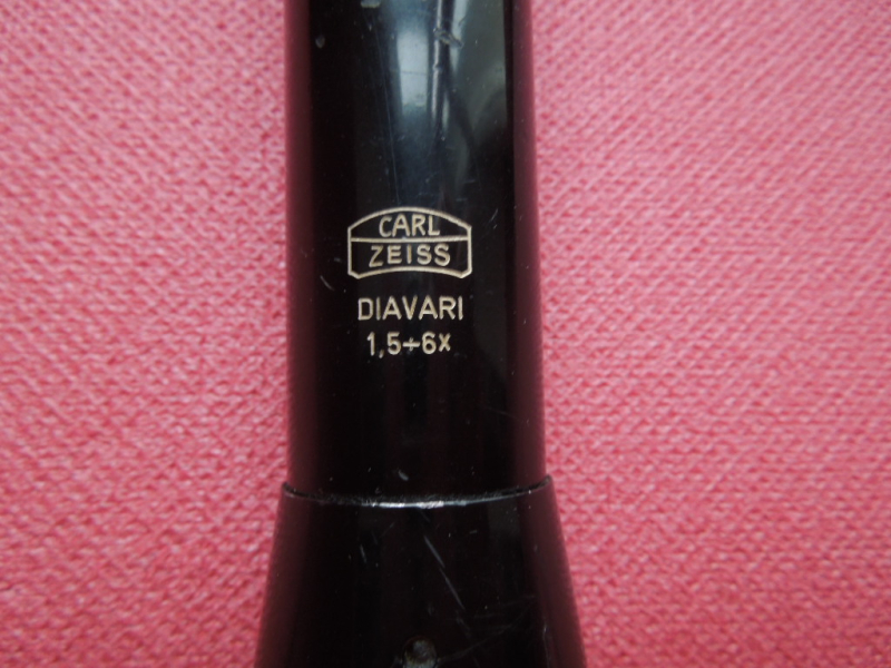 Vintage Carl ZEISS DIAVARI 1,5 - 6 X 36 Abs. # 11 Tubus 30mm m. 14mm Schiene + SEM made in GERMANY – Bild 3