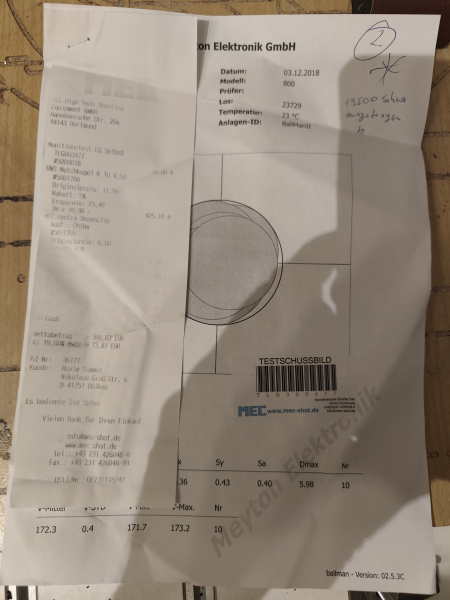 Feinwerkbau 800 X – Match-Luftgewehr 4,5 mm – Bild 2