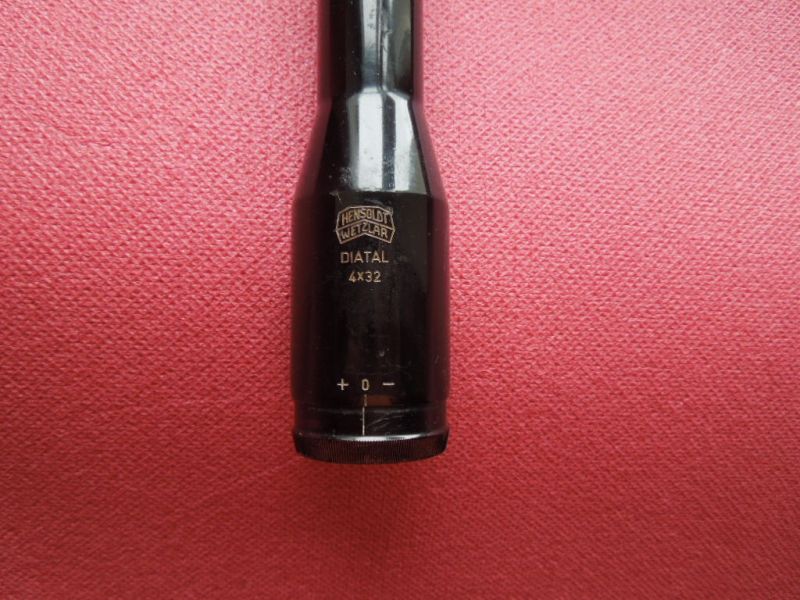 Vintage HENSOLDT DIATAL 4 X 32 Abs. # 1 Tubus 26mm m. 14mm 70° Schiene + SEM made in GERMANY – Bild 3