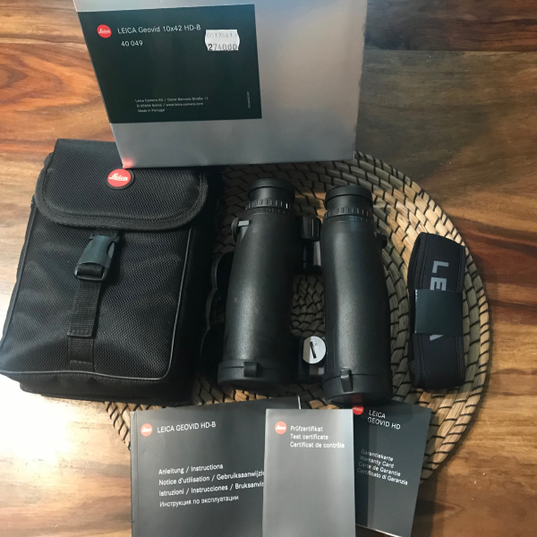 NEUWERTIG - NP 2740 Euro !! / OVP / - LEICA GEOVID 10x42 HD-B Fernglas mit Entfernungsmesser – immagine 2