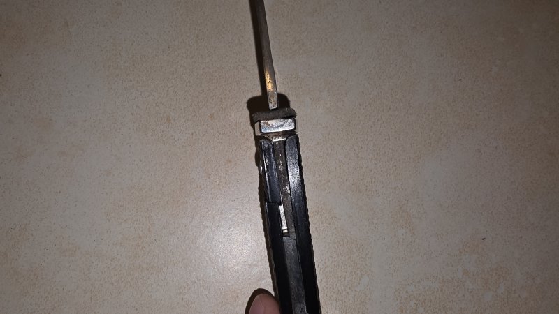 ERN Solingen Jagdmesser / Fahrtenmesser mit Scheide – hinten gebrochen – Bild 3