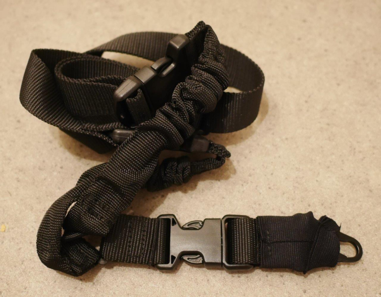 Neu: Gewehr Riemen Bungee, Single Sling für HK, M 16 / M 4, pp. schwarz, US 65 Dollar – Bild 1
