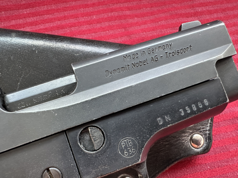 +++Beste Verteidigungspistole aus Sammlung!Geco P225 -9mm Sig Sauer P6 mit noch einfacher Laufsperre – Bild 3