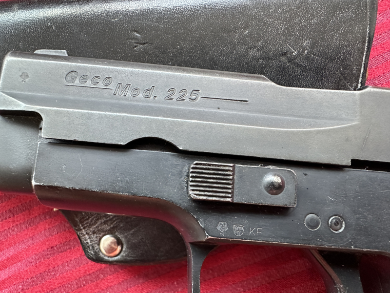 +++Beste Verteidigungspistole aus Sammlung!Geco P225 -9mm Sig Sauer P6 mit noch einfacher Laufsperre – Bild 4