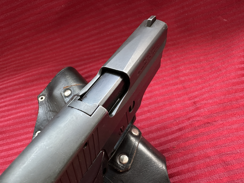 +++Beste Verteidigungspistole aus Sammlung!Geco P225 -9mm Sig Sauer P6 mit noch einfacher Laufsperre – Bild 2