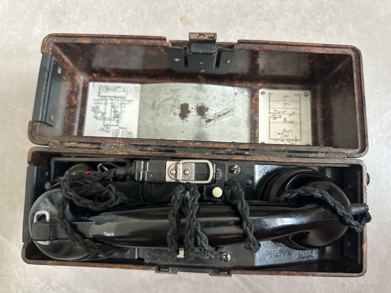 +++Original Wehrmacht - Feldtelefon 2. Weltkrieg aus Sammlung Rarität so! – Bild 2