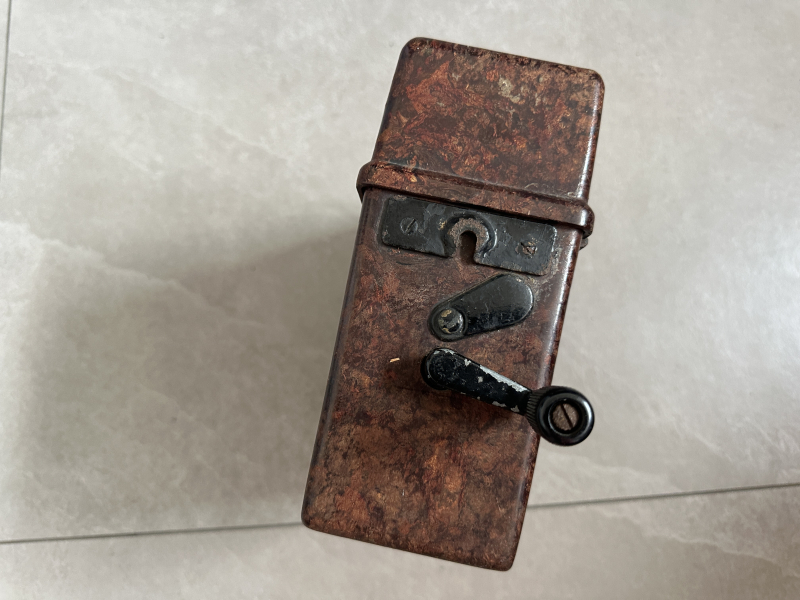 +++Original Wehrmacht - Feldtelefon 2. Weltkrieg aus Sammlung Rarität so! – Bild 6