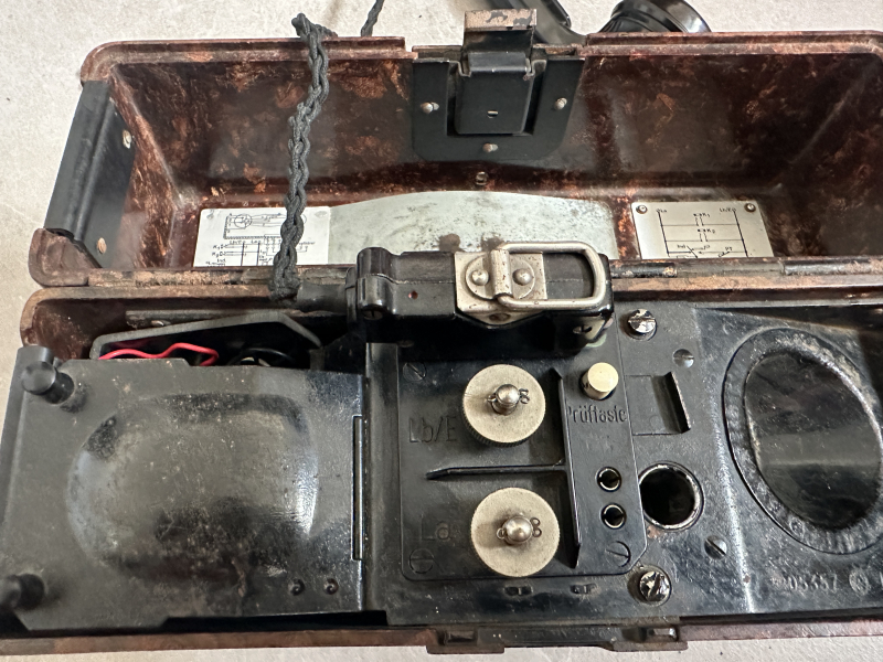 +++Original Wehrmacht - Feldtelefon 2. Weltkrieg aus Sammlung Rarität so! – Bild 3