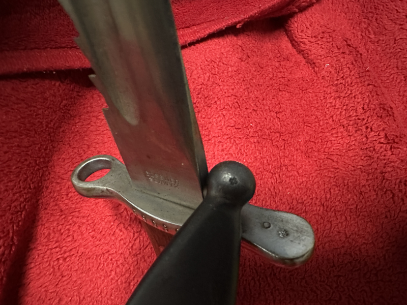 +++ Schweizer Pioner Bajonett M1914 K11 mit Säge -Elsener Schwyz -komplett selten so aus Sammlung !! – Bild 5