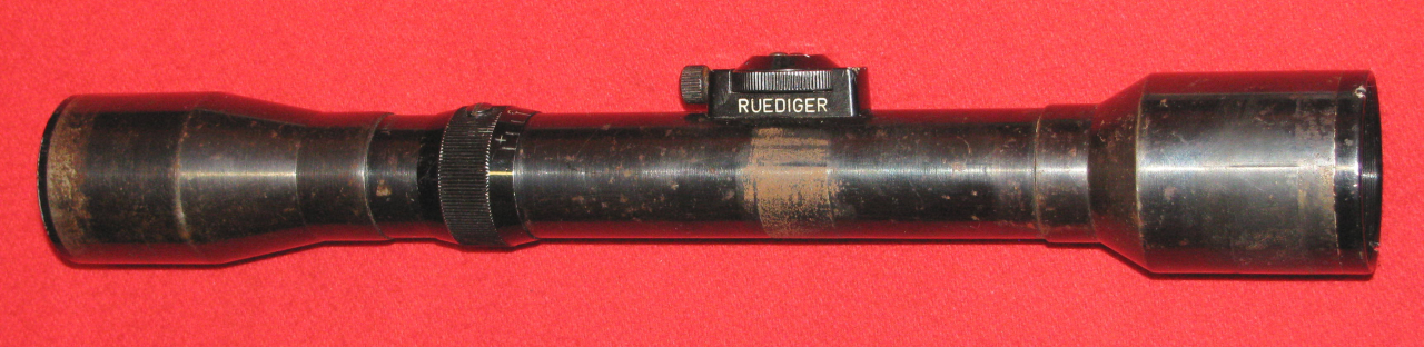 ZF / Zielfernrohr / Stahlglas, ein seltenes RÜDIGER 4 x 81 mit dem Absehen 1 – Bild 5
