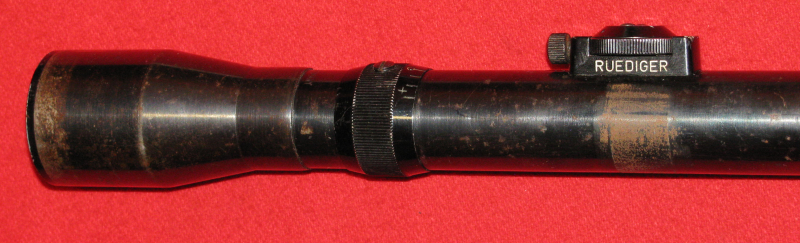 ZF / Zielfernrohr / Stahlglas, ein seltenes RÜDIGER 4 x 81 mit dem Absehen 1 – Bild 6