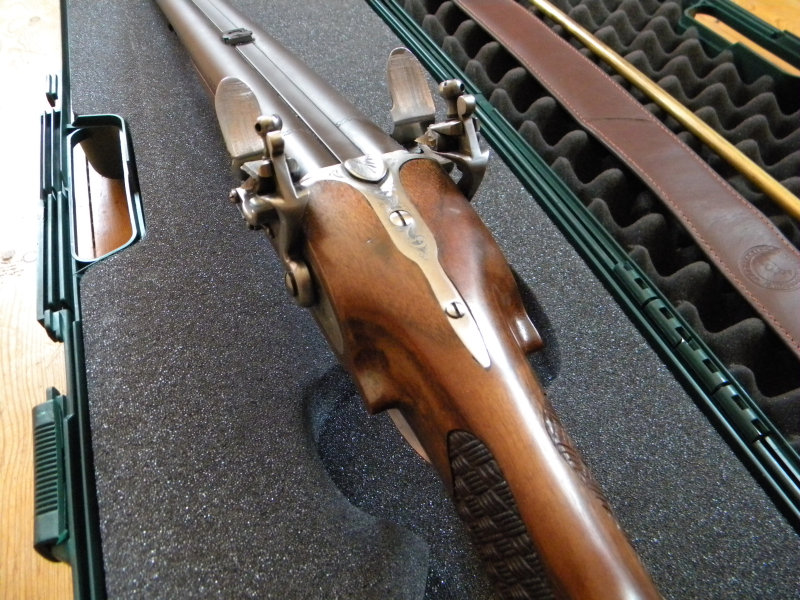 Doppelbüchse Pedersoli Kodiak Express Steinschloss Büchse Cal. .63 Frei ab 18 – Bild 2