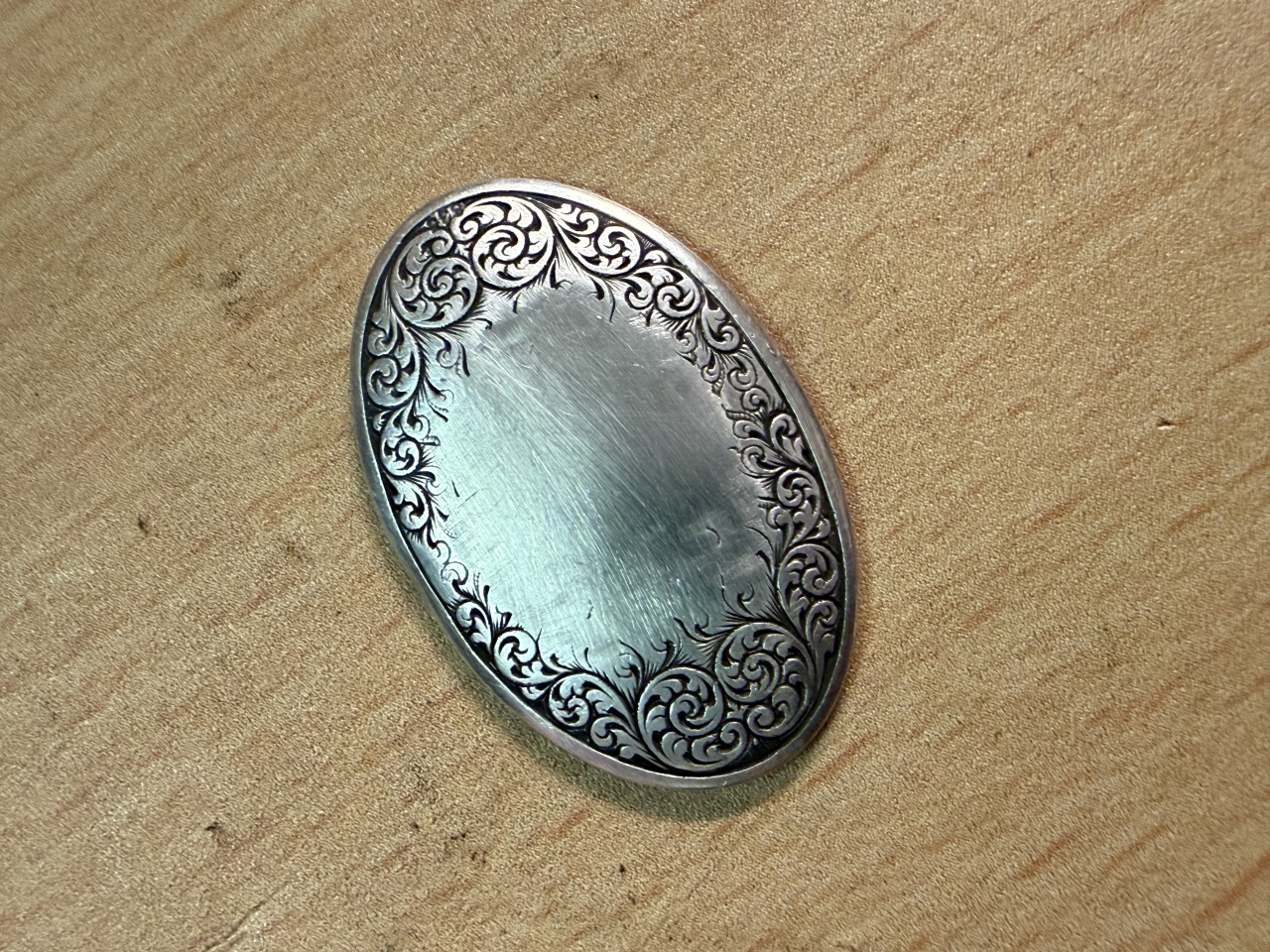 Pistolengriffkäppchen alt antik Silber – billede 1