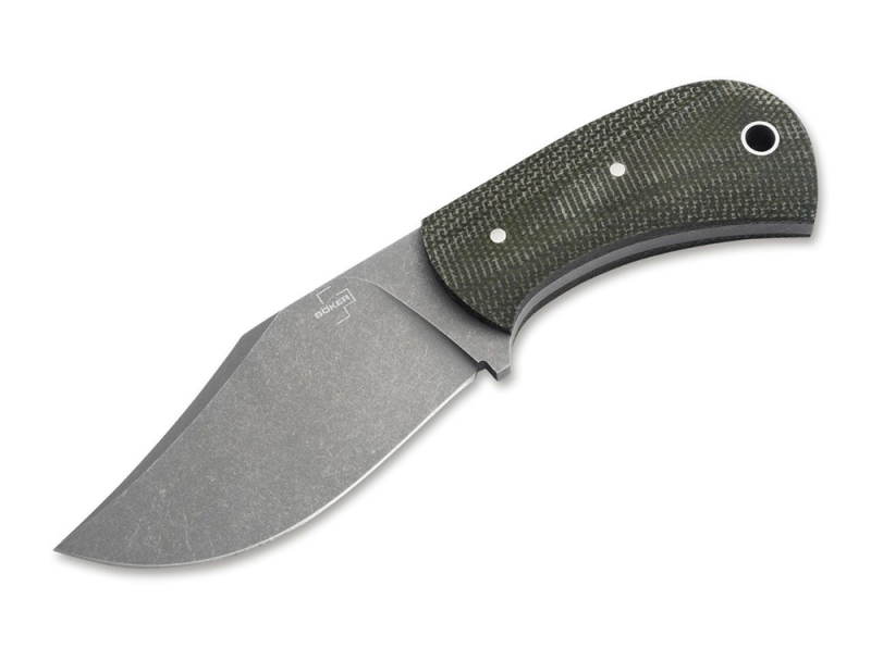 1 x BÖKER Plus 02BO052 Feststehendes Gebrauchsmesser MAD MAN 8,4cm D2 Klinge Micarta Griff Kydex Sch – Bild 1