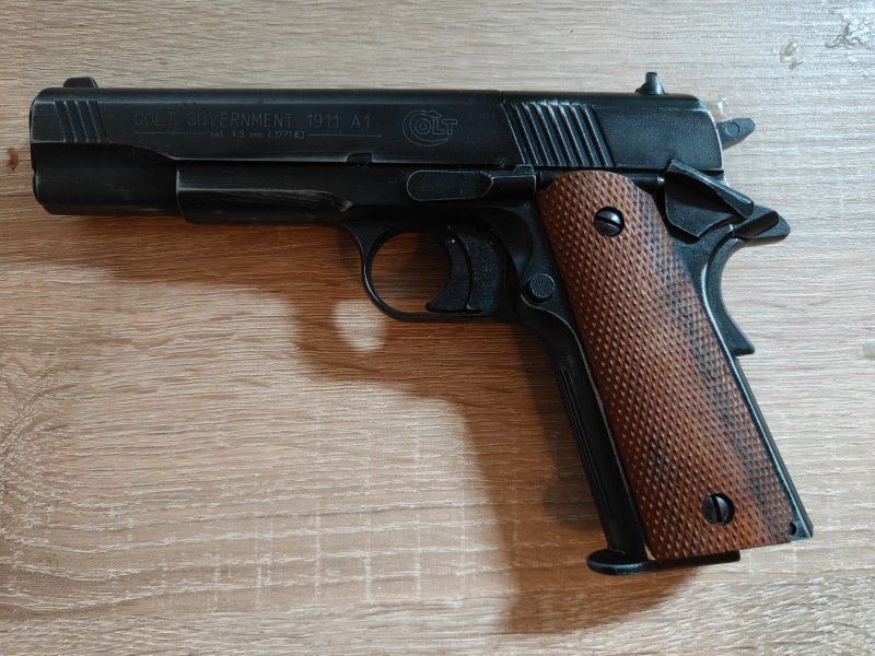 Colt Government 1911 A1 CO2 Antik Finish 4,5 diabolo – Bild 2