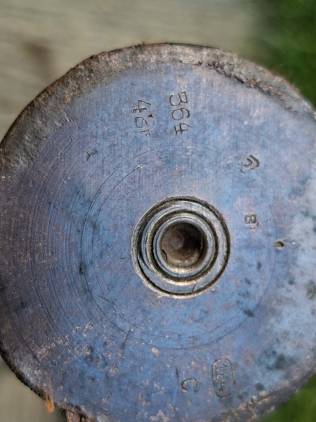 Russische 45mm Deko-Patrone mit Messing hulse - WK2 – Bild 6