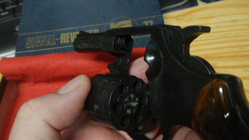Schreckschuß Revolver Röhm RG 77 Kaliber 22 Lang Knall PTB 342 Topzustand aus Sammlung – Bild 6