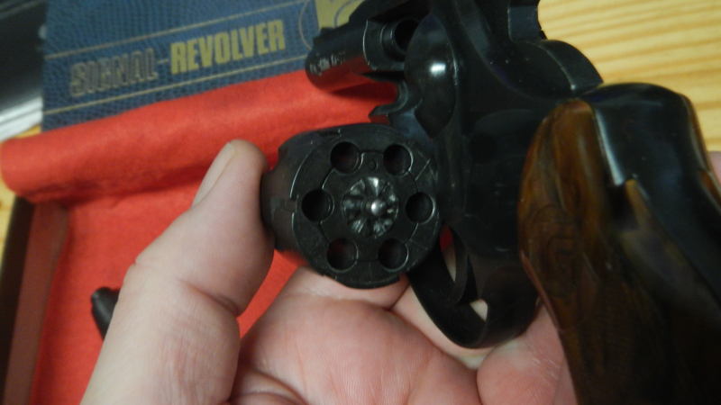 Schreckschuß Revolver Röhm RG 77 Kaliber 22 Lang Knall PTB 342 Topzustand aus Sammlung – Bild 5