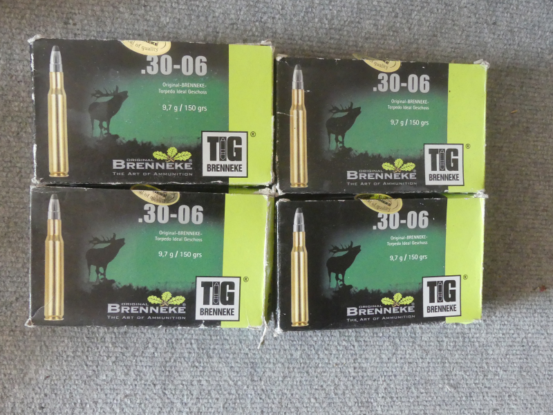 Büchspatrone Brenneke .30-06 TIG – billede 1