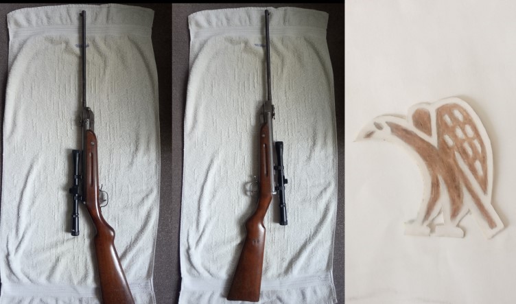 Falke 60 Luftgewehr mit Zielfernrohr 4,5 – Bild 1