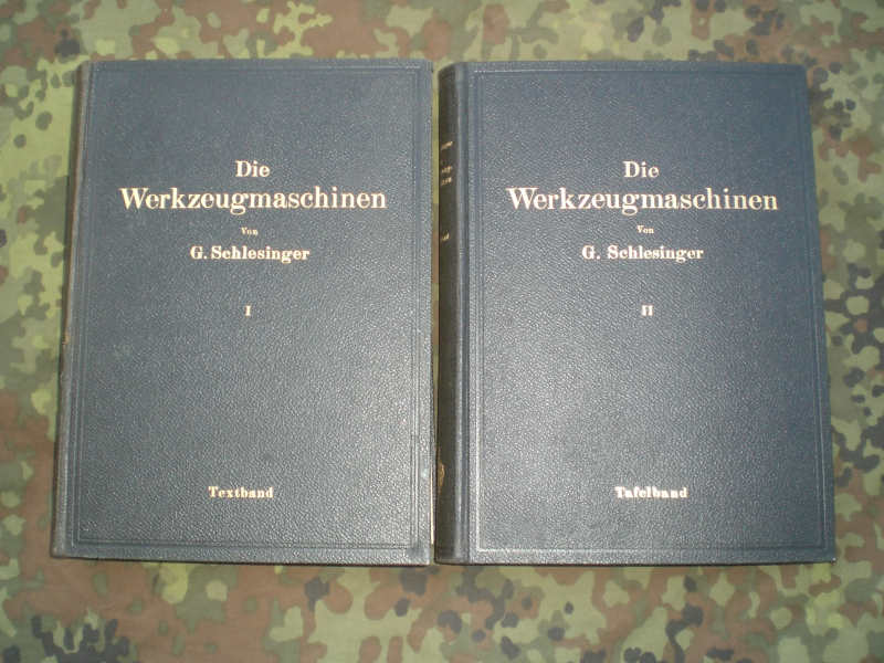 Antiquarisches Buch: Die Werkzeugmaschinen Band 1 und 2 – Bild 1
