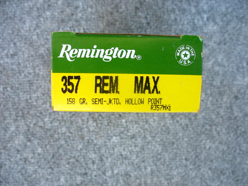 Munition Remington .357 Maximum, super rar – billede 3