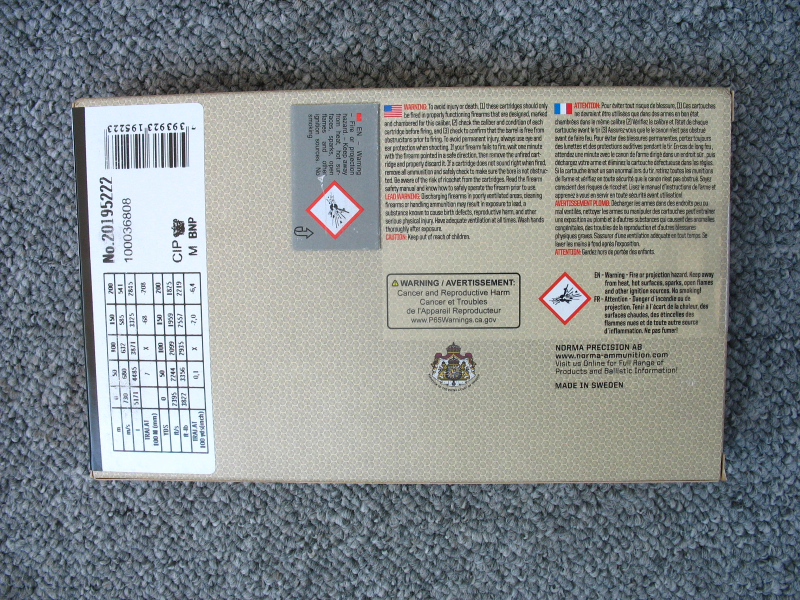 Munition, Norma .375 African PH, Flanged Mag. Nitro Express, Woodleigh – Bild 3