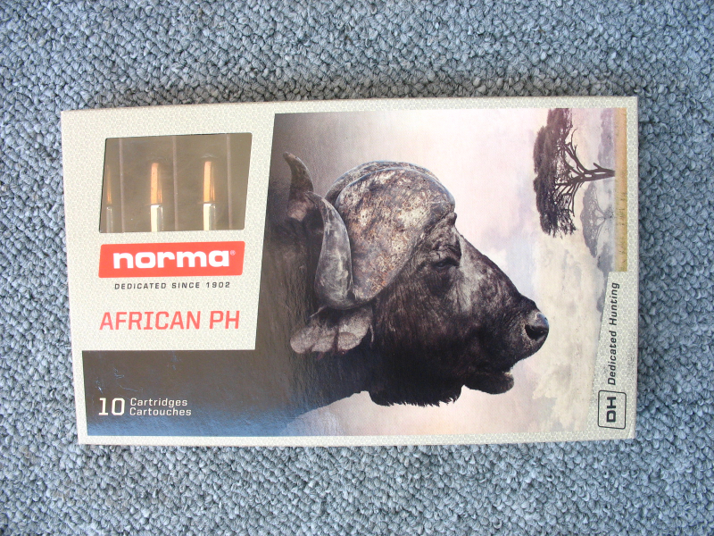 Munition, Norma .375 African PH, Flanged Mag. Nitro Express, Woodleigh – Bild 1