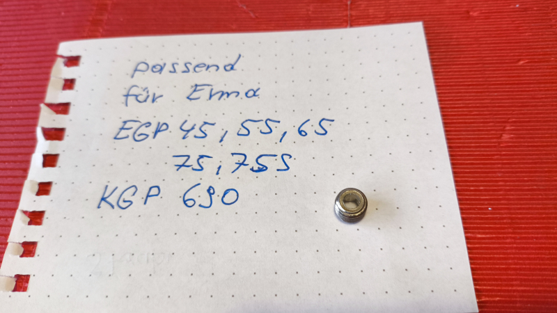 Staudruck Schraube _für ERMA EGP 45 ,55 ,65, 75,88, ;KGP 690 ,____ Druckstau-Schraube ________ >>>>> – Bild 1